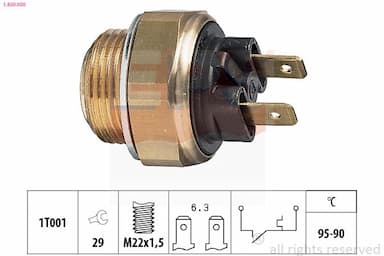 Termoslēdzis, Radiatora ventilators EPS 1.850.020 1