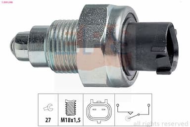 Slēdzis, Atpakaļgaitas signāla lukturis EPS 1.860.246 1