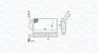 Siltummainis, Salona apsilde MAGNETI MARELLI 350218450000 1