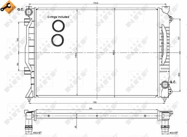 Radiators, Motora dzesēšanas sistēma NRF 53443 4