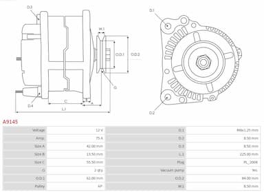 Ģenerators AS-PL A9145 6