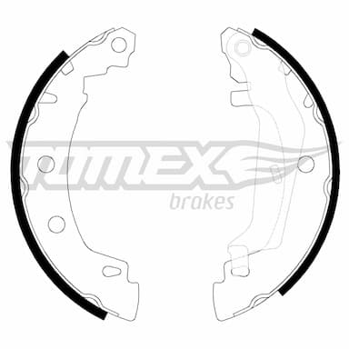 Bremžu loku komplekts TOMEX Brakes TX 20-43 1