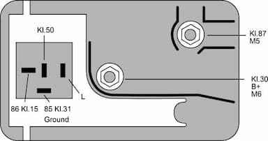 Vadības bloks, Kvēlsveces darbības laiks HELLA 4RV 008 188-101 3