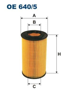 Eļļas filtrs FILTRON OE 640/5 1