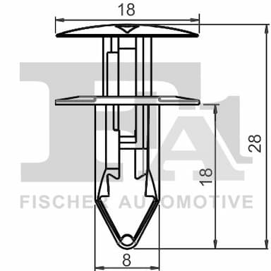 Moldings/aizsarguzlika FA1 12-20004.25 2