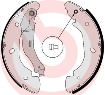 Bremžu loku komplekts BREMBO S 24 538 1