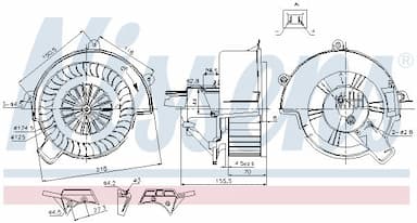 Salona ventilators NISSENS 87083 6