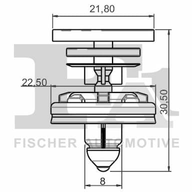 Fiksējošo skavu komplekts FA1 11-40022.10 2