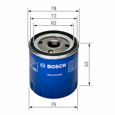 Eļļas filtrs BOSCH 0 451 103 336 5