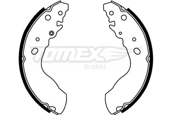 Bremžu loku komplekts TOMEX Brakes TX 22-03 1