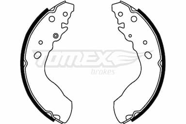 Bremžu loku komplekts TOMEX Brakes TX 22-03 1