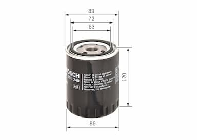 Eļļas filtrs BOSCH 0 451 103 240 5