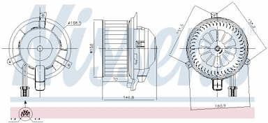 Salona ventilators NISSENS 87346 6