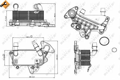 Eļļas radiators, Automātiskā pārnesumkārba NRF 31264 1