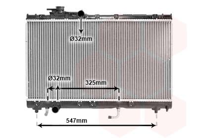 Radiators, Motora dzesēšanas sistēma VAN WEZEL 53002350 1