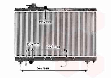 Radiators, Motora dzesēšanas sistēma VAN WEZEL 53002350 1