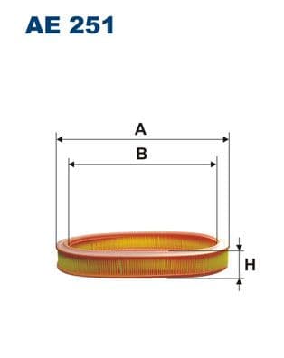 Gaisa filtrs FILTRON AE 251 1