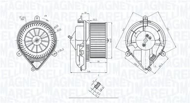 Salona ventilators MAGNETI MARELLI 069412228010 1