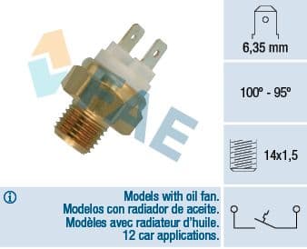 Termoslēdzis, Radiatora ventilators FAE 36060 1