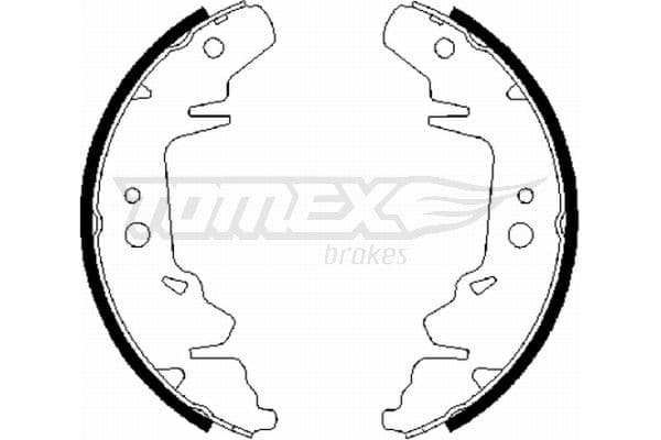 Bremžu loku komplekts TOMEX Brakes TX 21-64 1