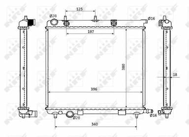 Radiators, Motora dzesēšanas sistēma NRF 53863 5