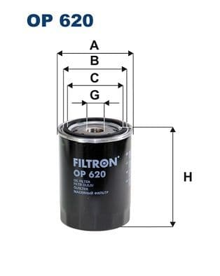 Eļļas filtrs FILTRON OP 620 1