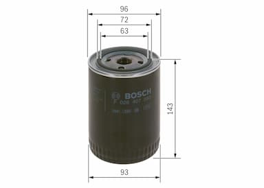 Eļļas filtrs BOSCH F 026 407 083 5