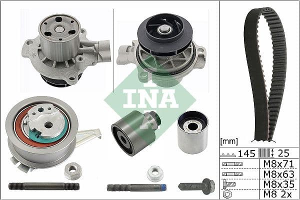 Ūdenssūknis + Zobsiksnas komplekts Schaeffler INA 530 0699 31 1