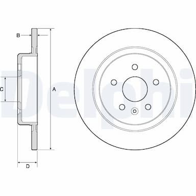 Bremžu diski DELPHI BG4760C 1