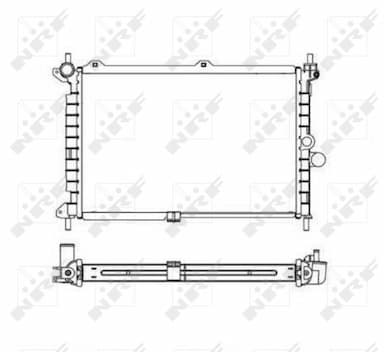 Radiators, Motora dzesēšanas sistēma NRF 55308 4