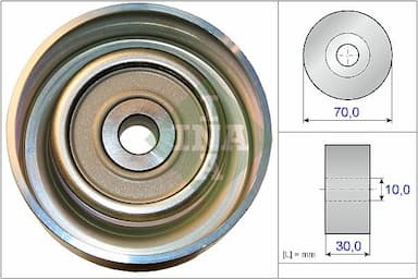 Parazīt-/Vadrullītis, Ķīļrievu siksna Schaeffler INA 532 0738 10 1