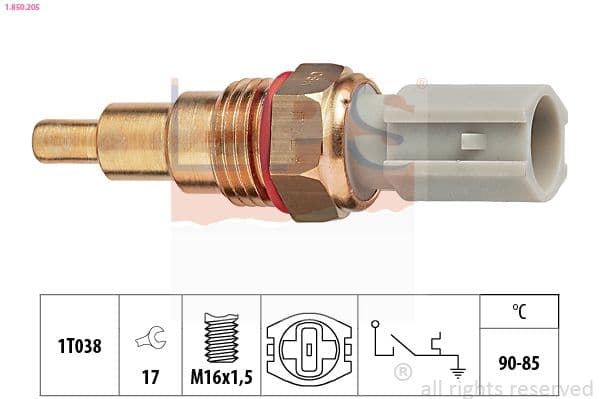 Termoslēdzis, Radiatora ventilators EPS 1.850.205 1