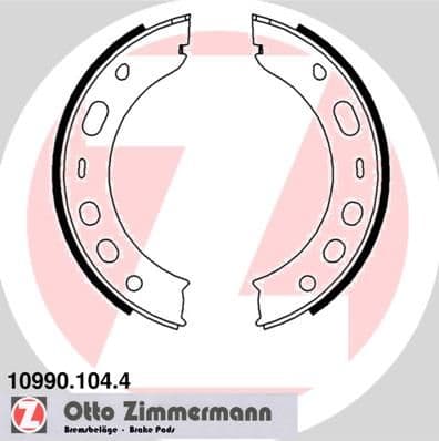 Bremžu loku kompl., Stāvbremze ZIMMERMANN 10990.104.4 1