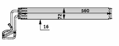 Eļļas radiators, Stūres vadība MAHLE CLC 51 000P 2