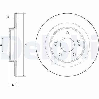 Bremžu diski DELPHI BG4924C 1