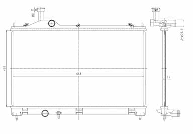 Radiators, Motora dzesēšanas sistēma NRF 550025 1