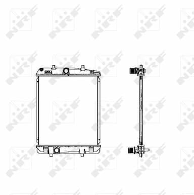 Radiators, Motora dzesēšanas sistēma NRF 53460 1