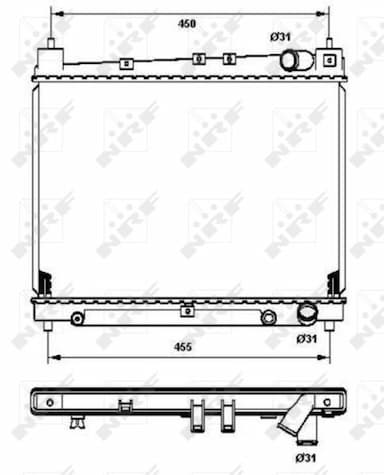 Radiators, Motora dzesēšanas sistēma NRF 53211 5