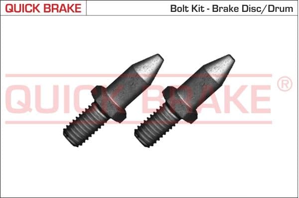 Skrūvju komplekts, Bremžu disks QUICK BRAKE 11674K 1