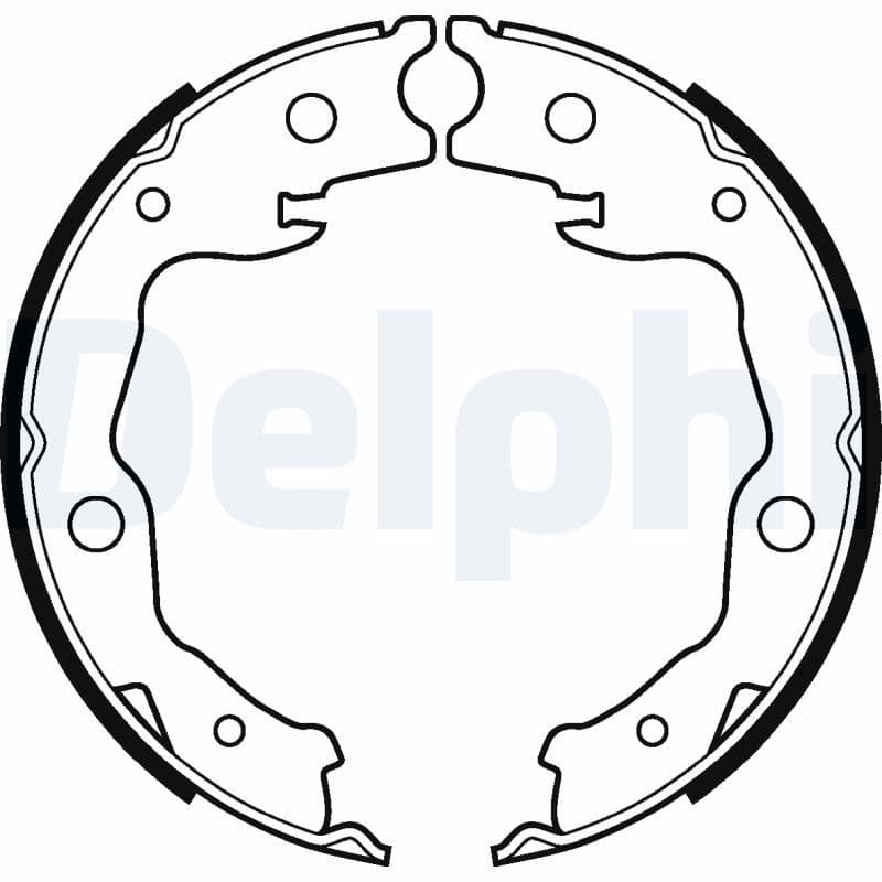 Bremžu loku kompl., Stāvbremze DELPHI LS2116 1