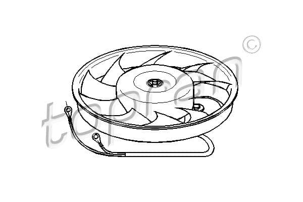 Ventilators, Motora dzesēšanas sistēma TOPRAN 103 774 1