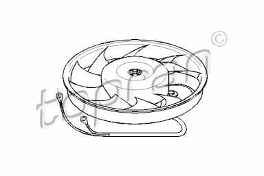 Ventilators, Motora dzesēšanas sistēma TOPRAN 103 774 1