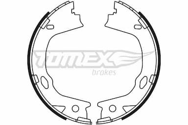 Bremžu loku komplekts TOMEX Brakes TX 23-47 1