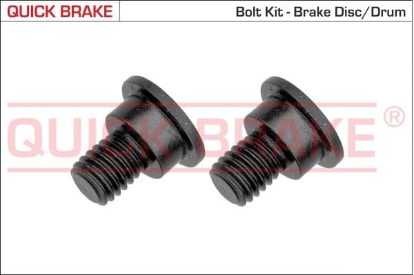 Skrūvju komplekts, Bremžu disks QUICK BRAKE 11662K 1