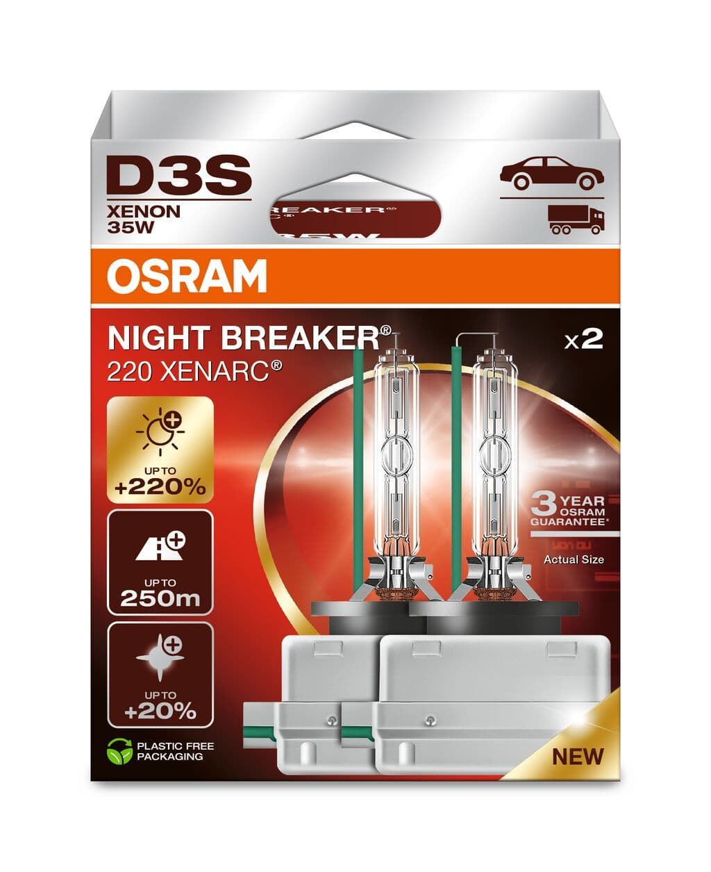 Kvēlspuldze ams-OSRAM 66340XN2-2HB 1