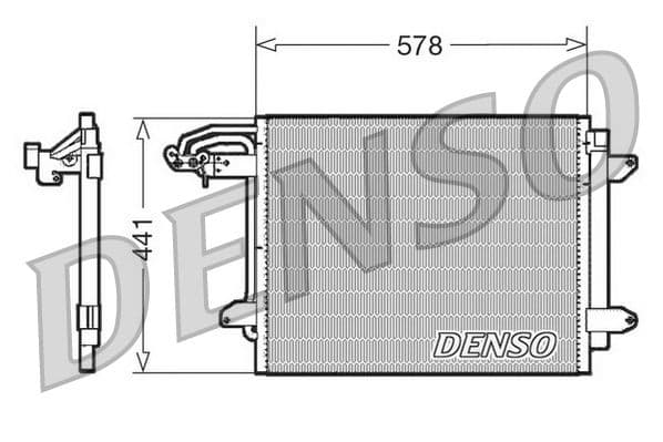 Kondensators, Gaisa kond. sistēma DENSO DCN32030 1