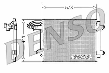 Kondensators, Gaisa kond. sistēma DENSO DCN32030 1