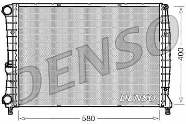 Radiators, Motora dzesēšanas sistēma DENSO DRM01002 1