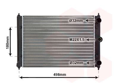 Radiators, Motora dzesēšanas sistēma VAN WEZEL 58002092 1