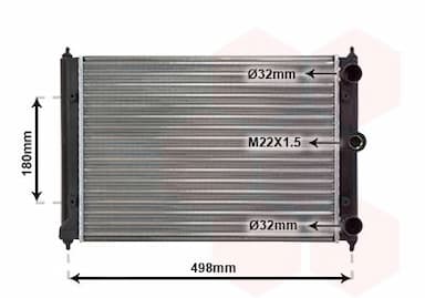 Radiators, Motora dzesēšanas sistēma VAN WEZEL 58002092 1